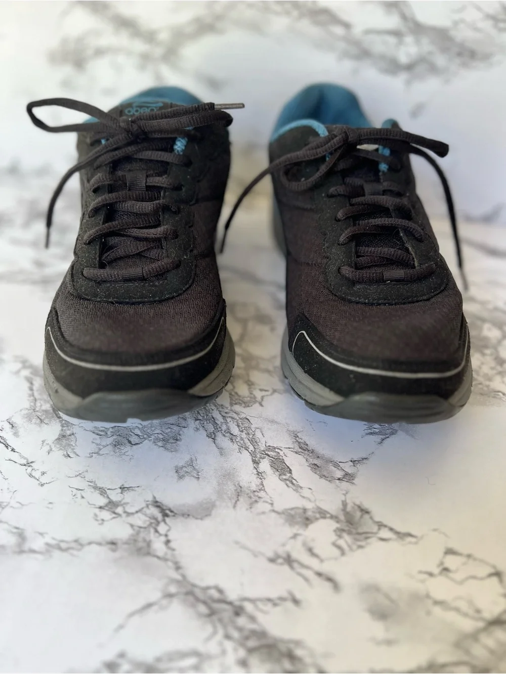 Abeo Pro Petra Black Lace Up Mesh Lightweight Lowtop Sneakers 9.5